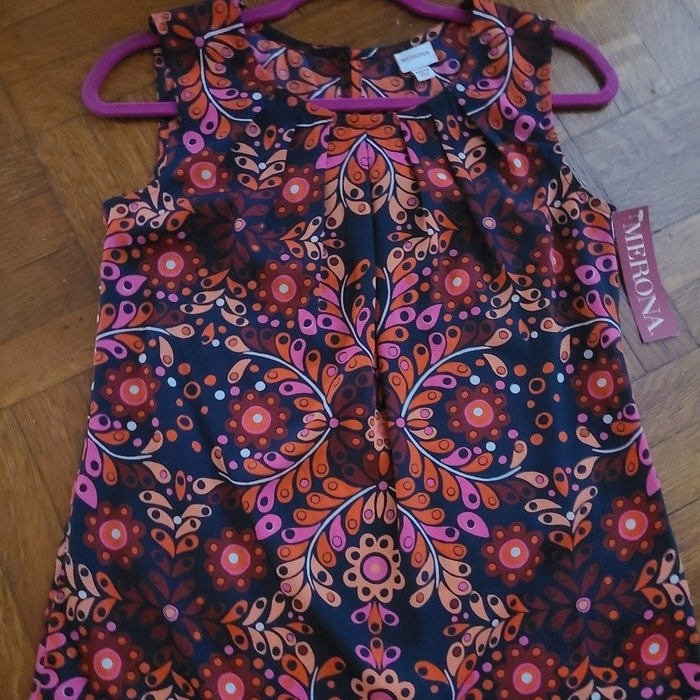Merona nwt sleeveless top